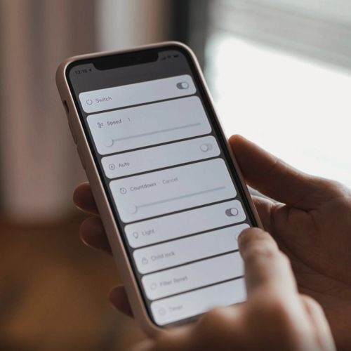 Ovládanie vlhkosti prostredníctvom aplikácie
