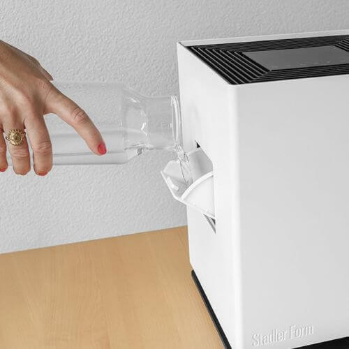 Doplňovanie vody zo strany počas prevádzky