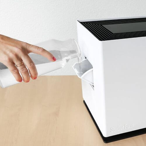 Doplňovanie vody zo strany počas prevádzky