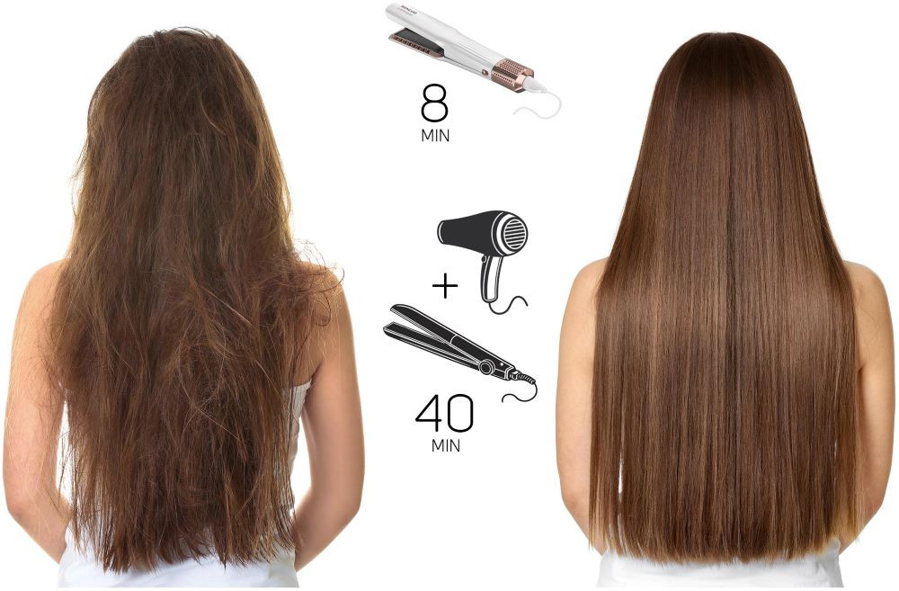 Vysuší a narovná vlasy za okamih