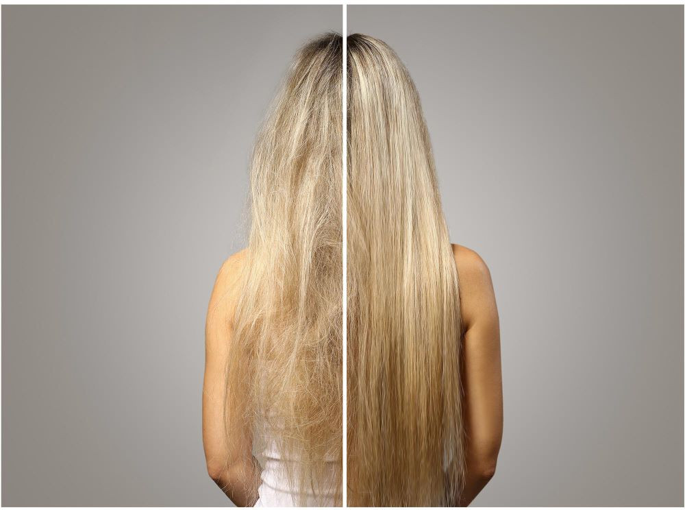 Prirodzene hladké vlasy bez krepovatenia
