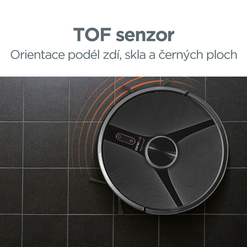 Senzor TOF - dokonalá orientácia