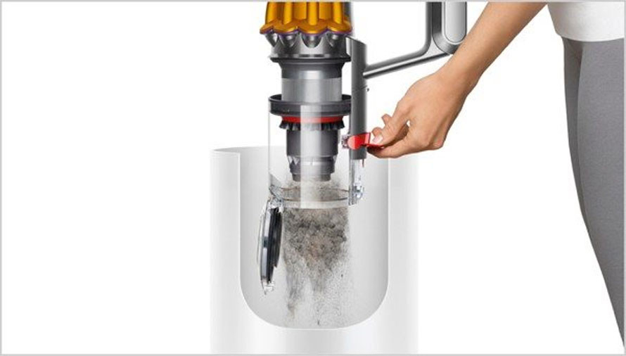 Bezdotykové vyprázdňovanie zbernej nádoby