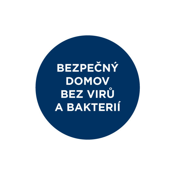 Zbavuje sa vírusov a baktérií