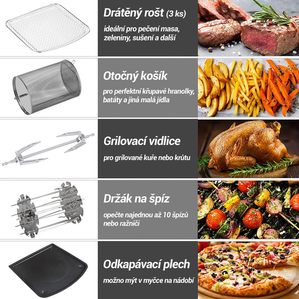 Bohaté príslušenstvo a pohodlná údržba