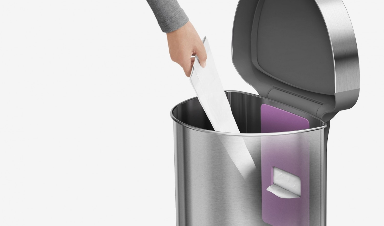 Praktický vreckový zásobník