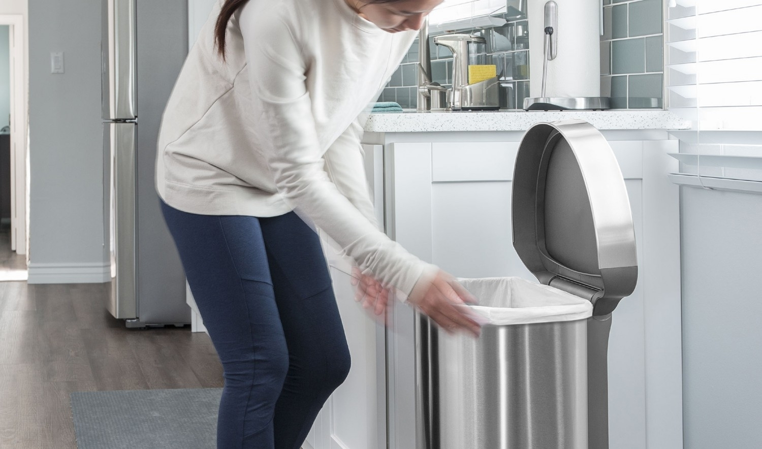 Elegantný dizajn, jednoduchá výmena vreciek na odpad