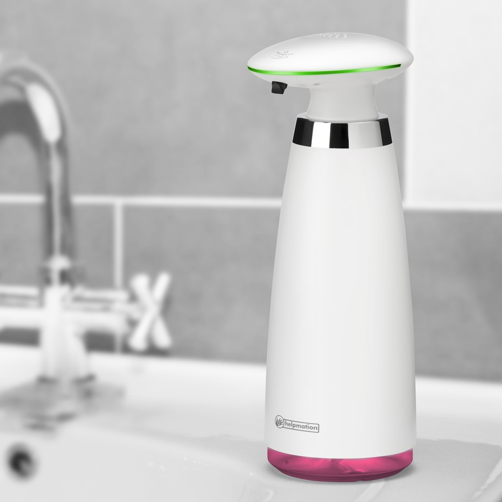 Predstavenie bezdotykového dávkovača mydla Helpmation V473